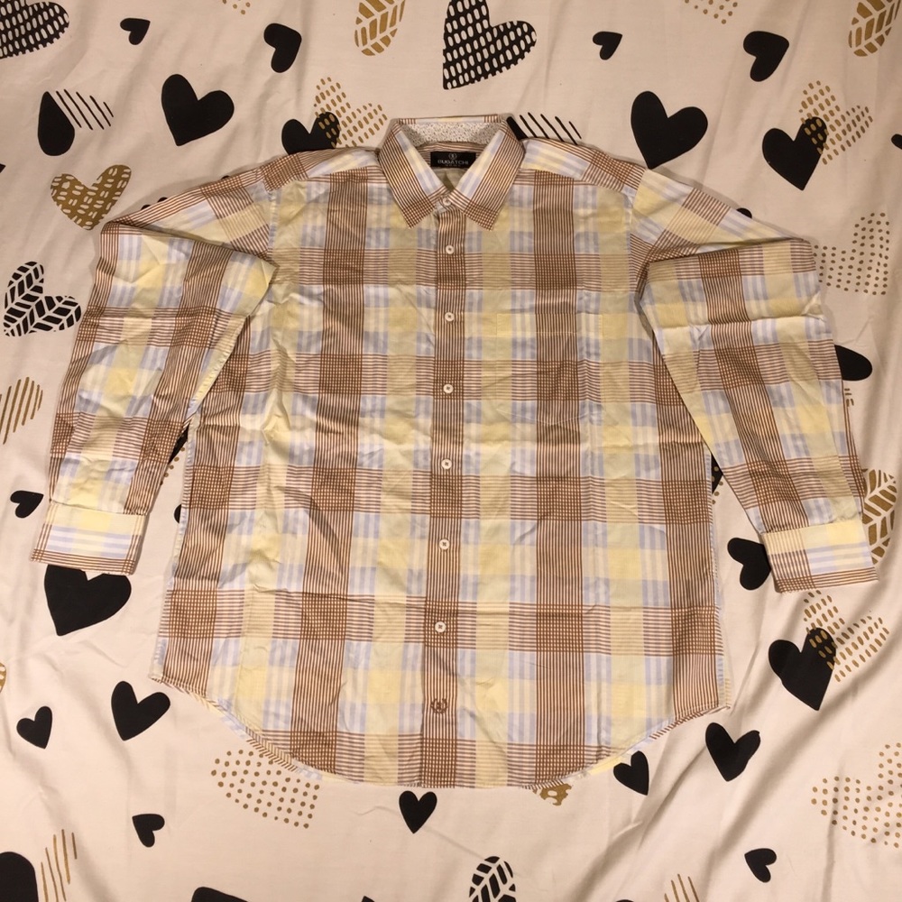Bugatchi Uomo Plaid Long Sleeve Shirt